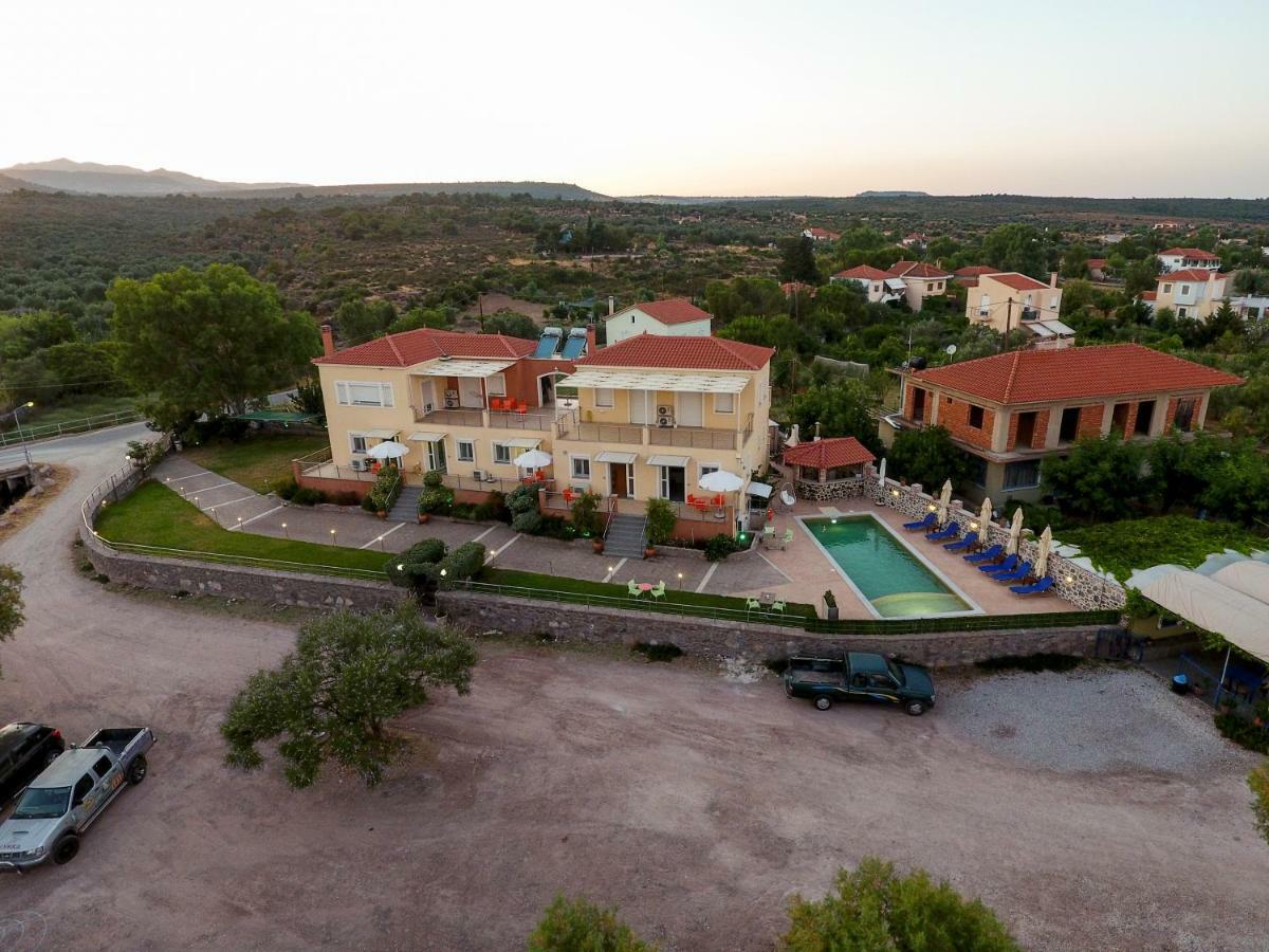 Palaiologou Panorama Apartments Mantamádos Dış mekan fotoğraf