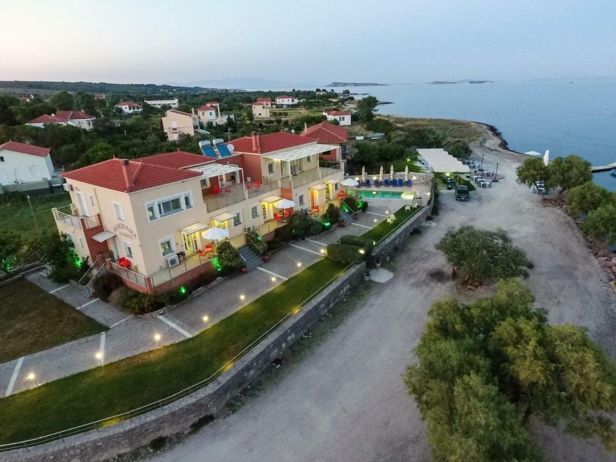 Palaiologou Panorama Apartments Mantamádos Dış mekan fotoğraf